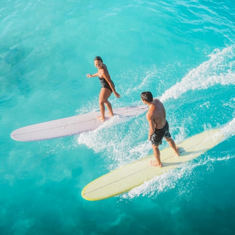 surfboard as a beginner surfer