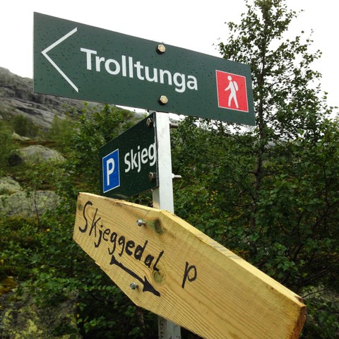 Path to the Trolltunga?